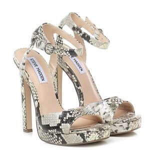 Steve Madden snake print platform shoe size 9 1/2   #024-6